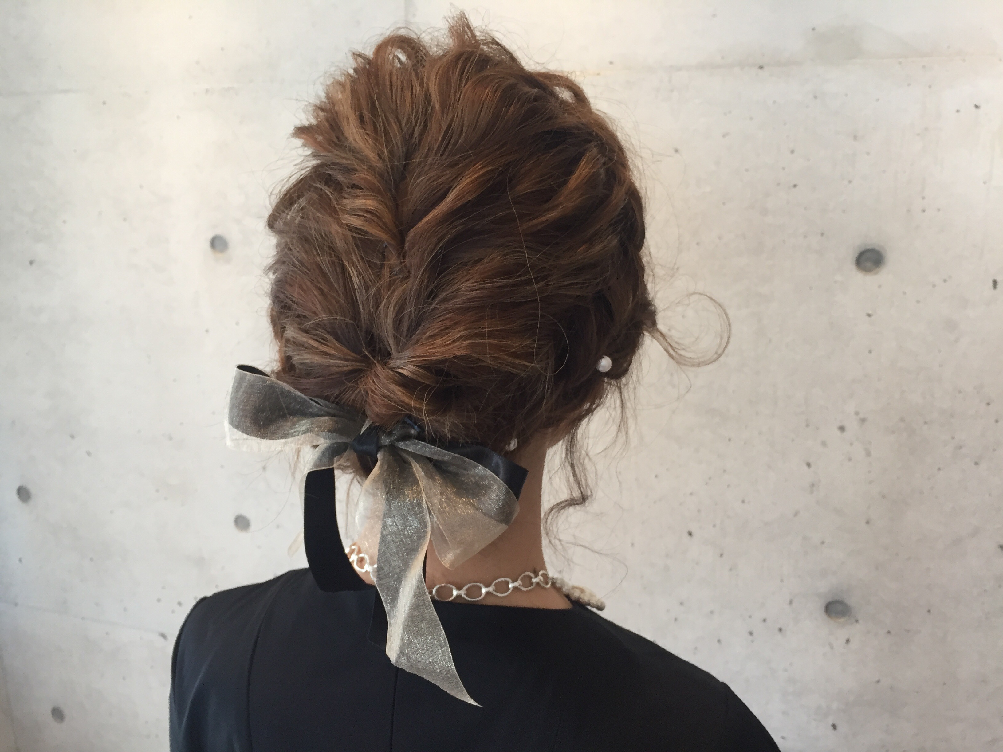 結婚式お呼ばれヘアセット♡ achieve hair design